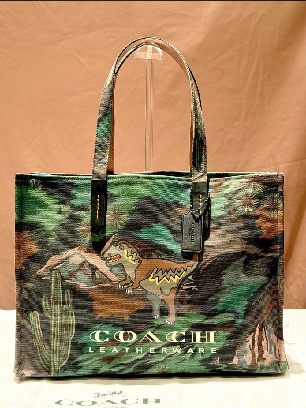 RARE Coach Rexy Tote 42 – Western Landscape Edition NWT